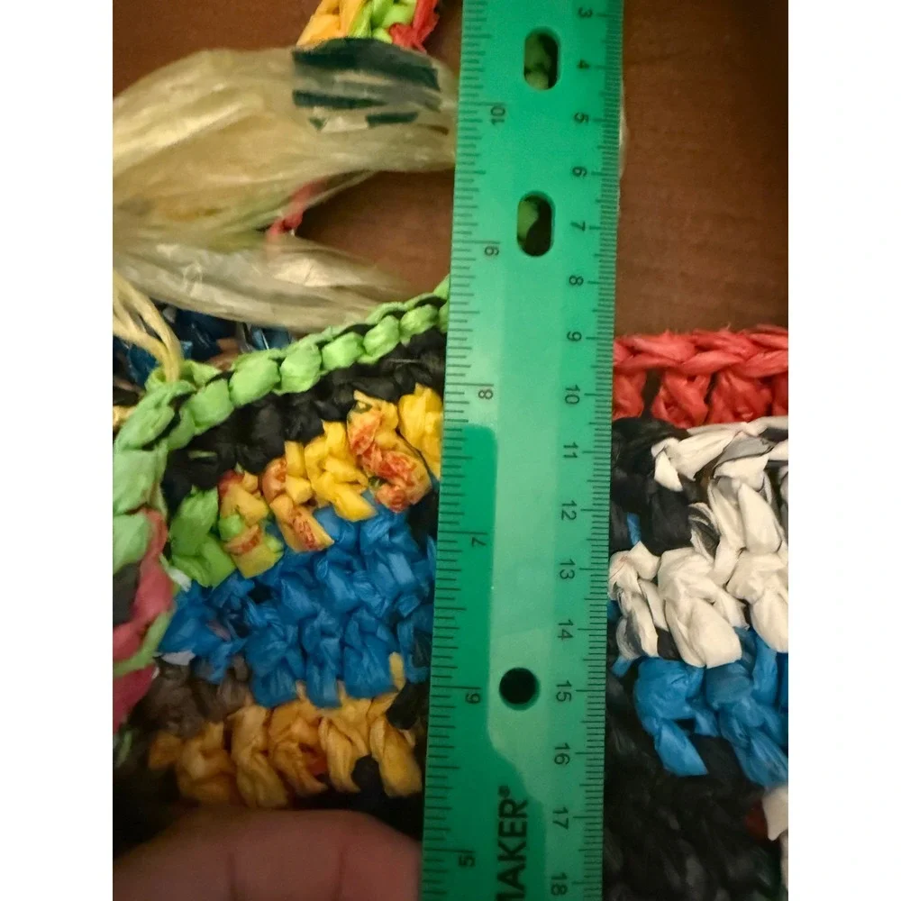 Handmade crochet tote